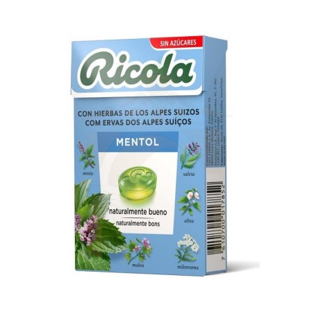Ricola Caramelos Sin Azúcar Sabor Mentol 50 gramos