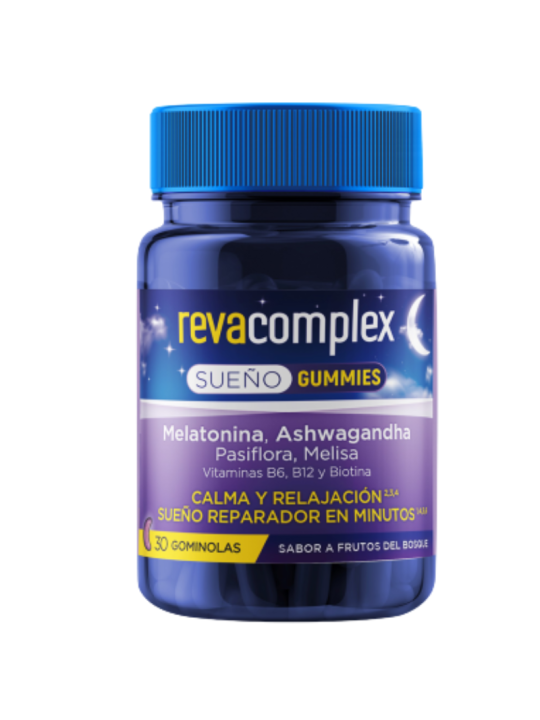 Revacomplex sueño gummies 30 gominolas sabor frutos del bosque