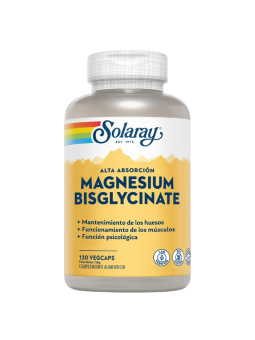 Solaray Magnesium Bisglicinato 120 cápsulas