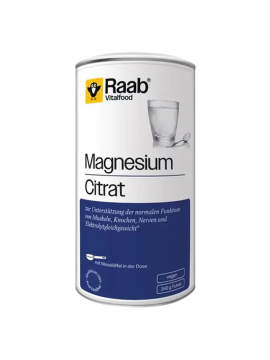 Raab Vitalfood Citrato de Magnesio polvo 340g