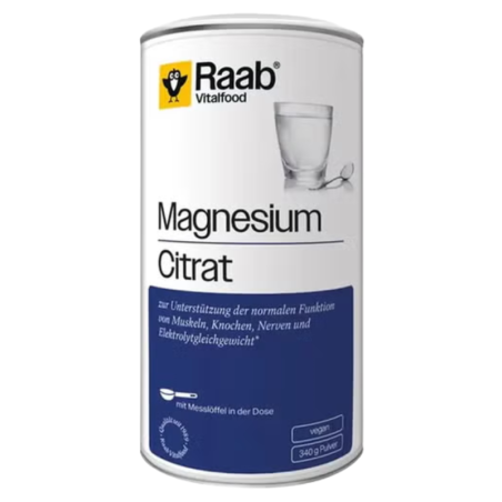 Raab Vitalfood Citrato de Magnesio polvo 340g