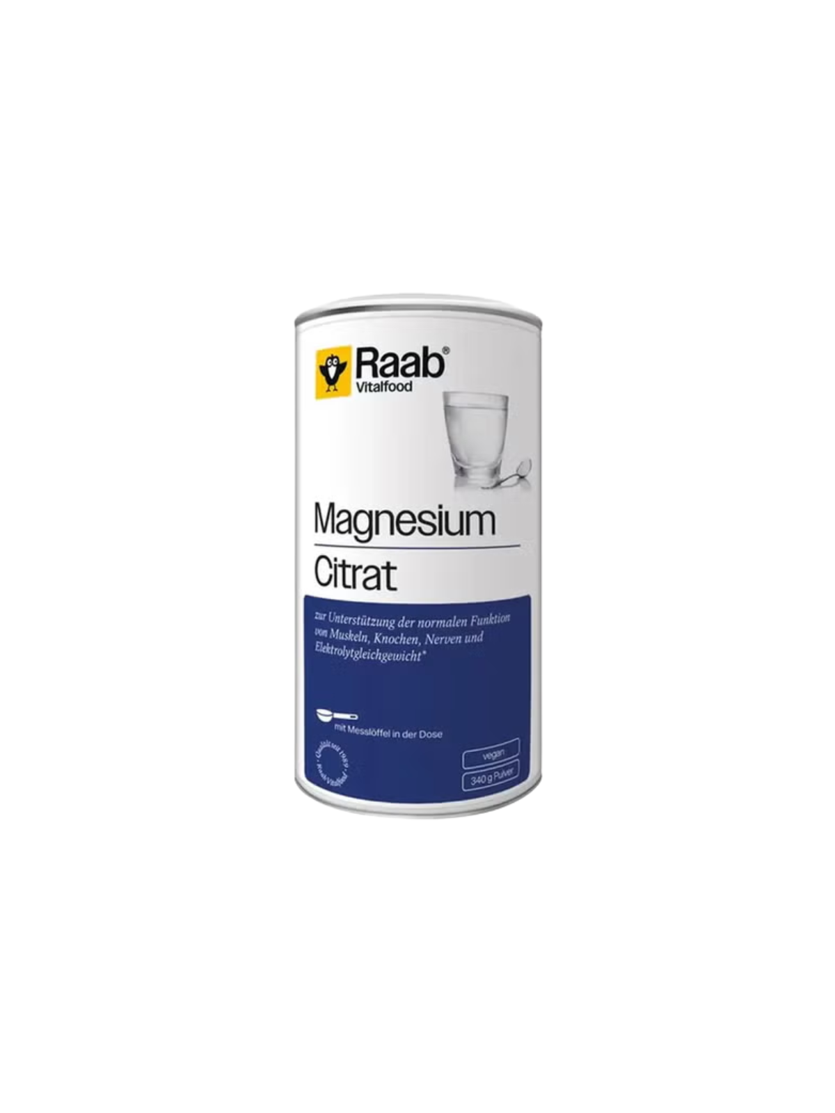 Raab Vitalfood Citrato de Magnesio polvo 340g
