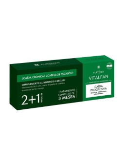 Rene Furterer Vitalfan anticaída caída progresiva 30 cápsulas 3 cajas
