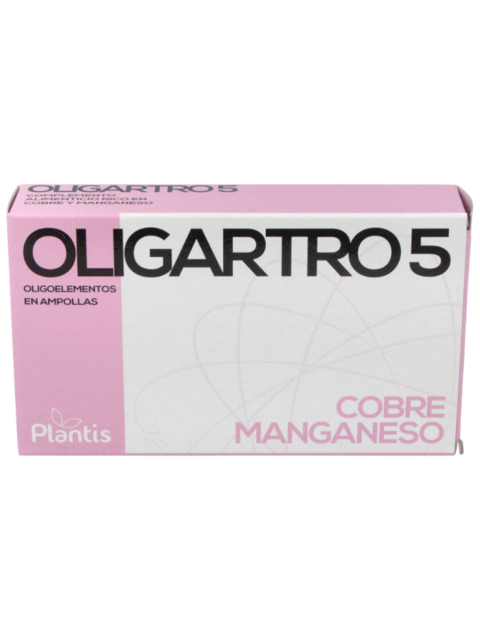 Oligartro 5 manganeso y cobre 20 ampollas
