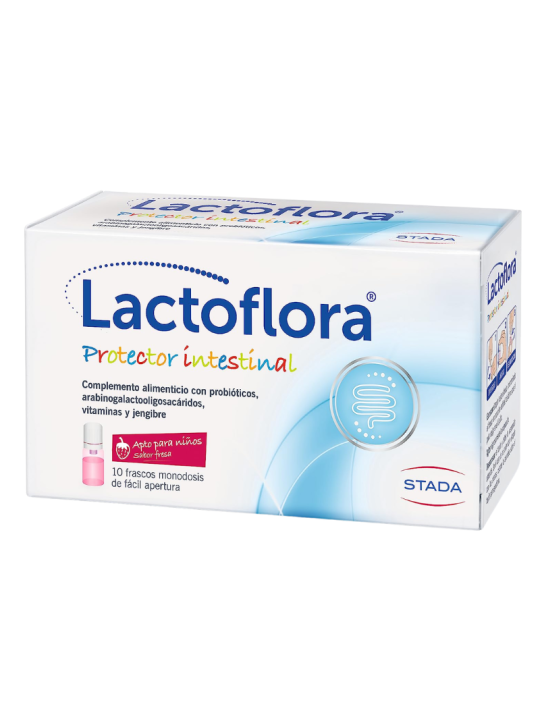 Lactoflora protector intestinal infantil fresa 10 viales