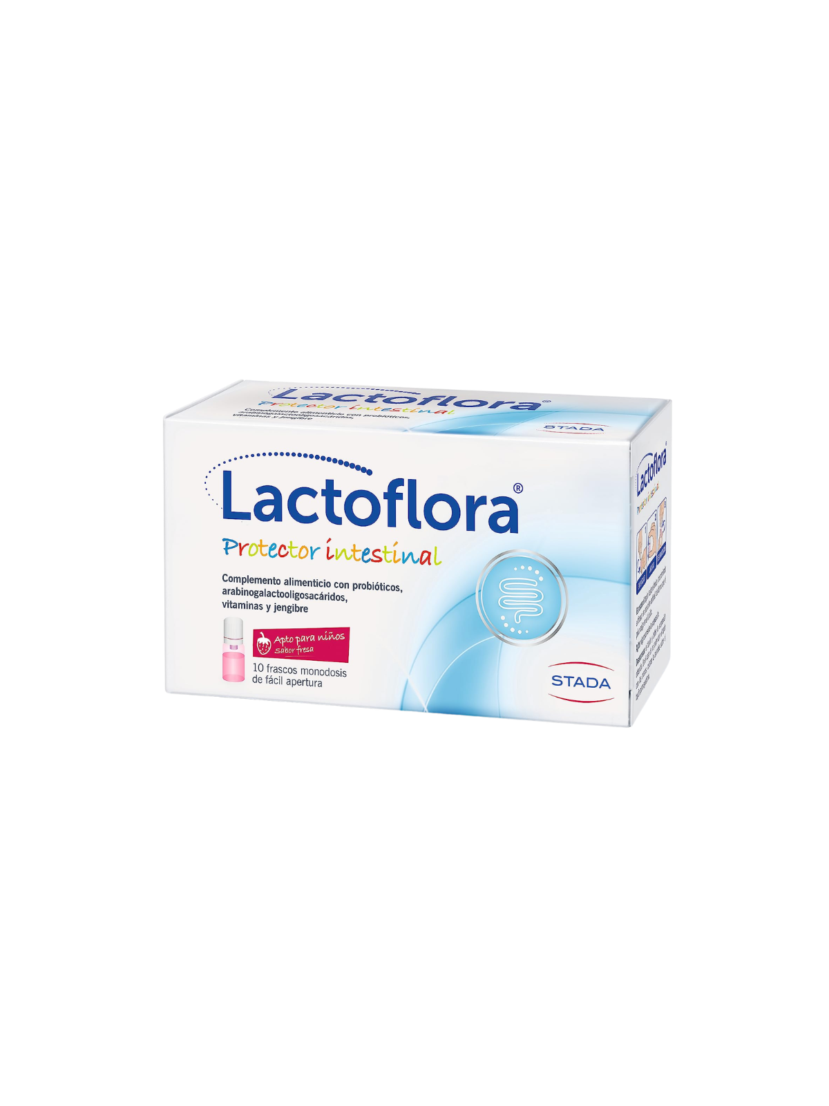 Lactoflora protector intestinal infantil fresa 10 viales