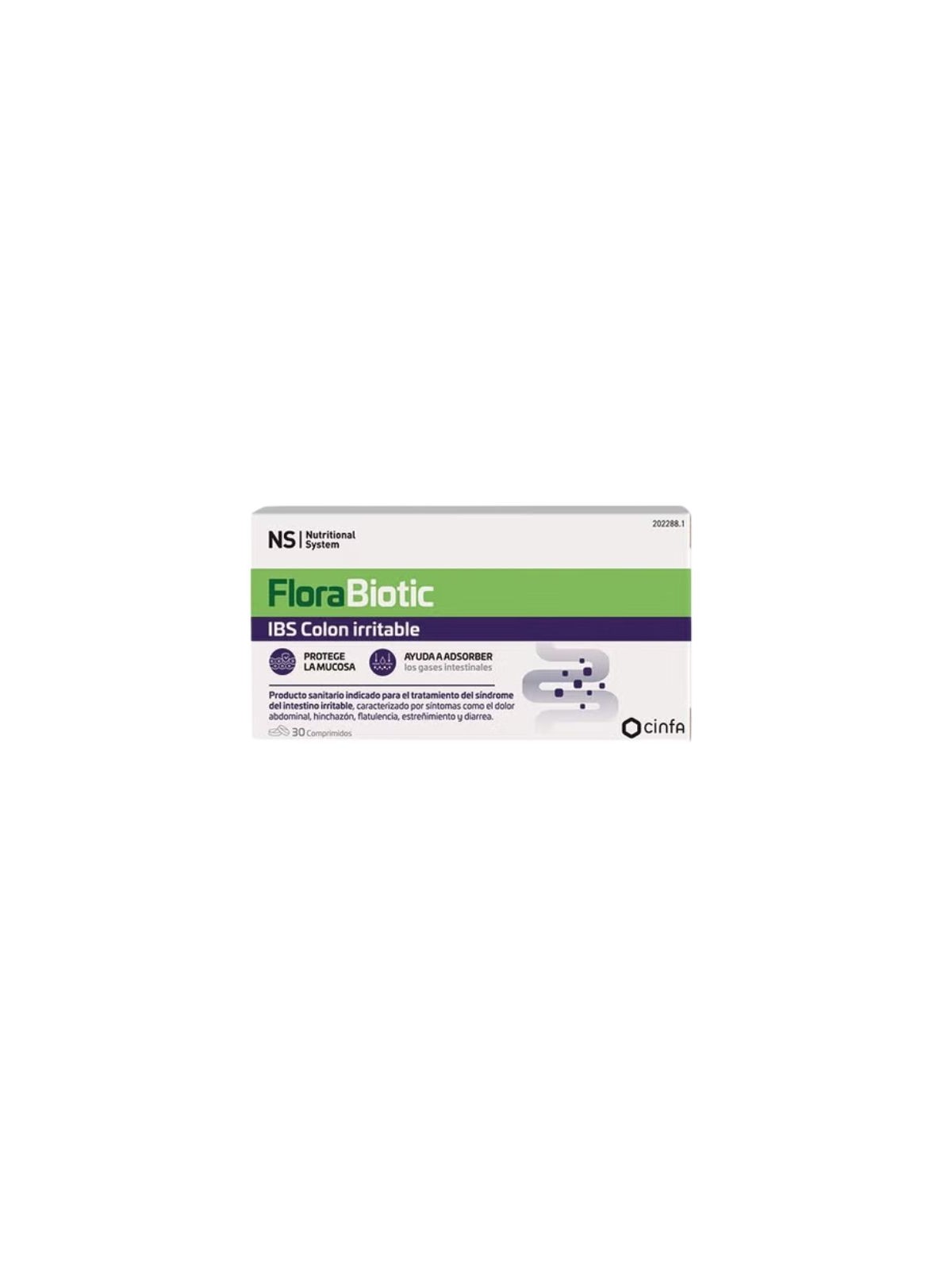 NS florabiotic IBS colon irritable 30 comprimidos
