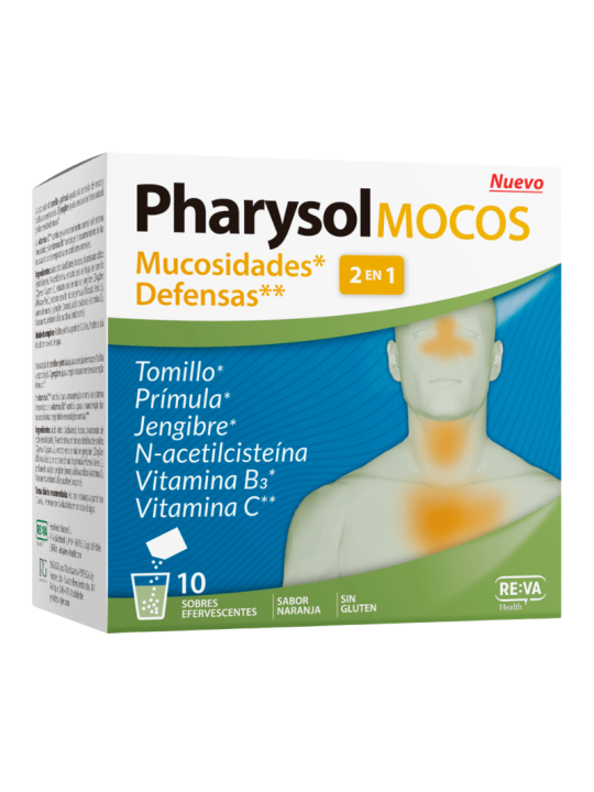Pharysol Mocos 10 Sobres Efervescentes