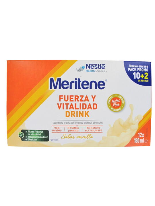 Meritene drink vainilla 12 X 180 ml