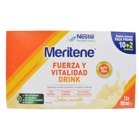 Meritene drink vainilla 12 X 180 ml