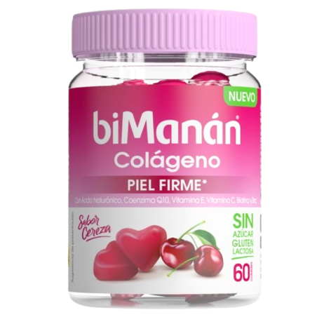Bimanan colágeno cereza 60 gummies