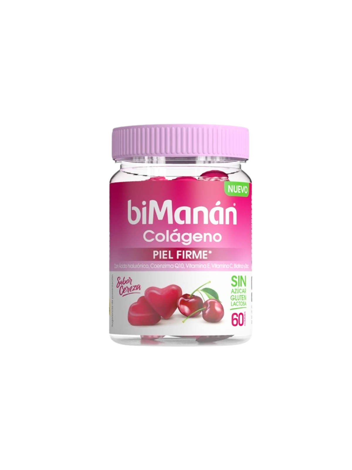 Bimanan colágeno cereza 60 gummies