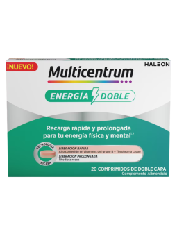 Multicentrum Energia doble 20 comprimidos