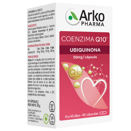 Arkopharma Coenzima Q10 45 Cápsulas