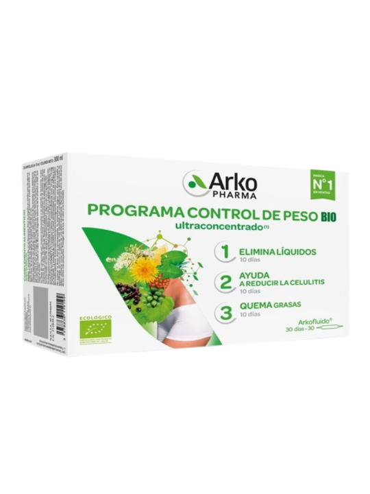 Arkofluido programa control de peso bio 30 ampollas 10ml