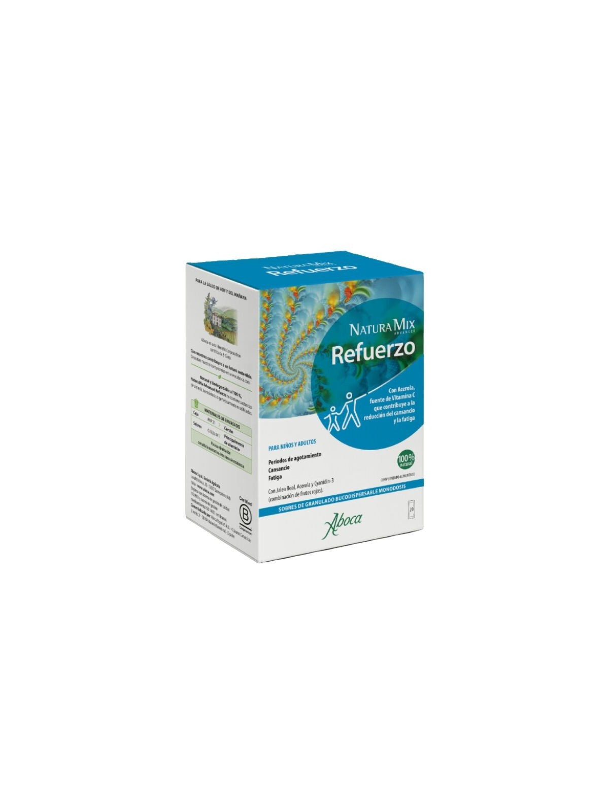 Aboca natura mix advanced refuerzo 28 sobres monodosis bucodispersables 2,5g