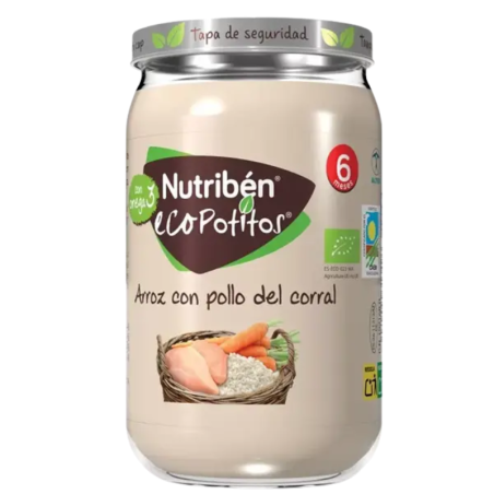 Nutriben ecopotitos pollo de corral con arroz