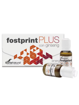 Soria natural fostprint plus ginseng mandarina viales