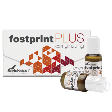 Soria natural fostprint plus ginseng mandarina viales