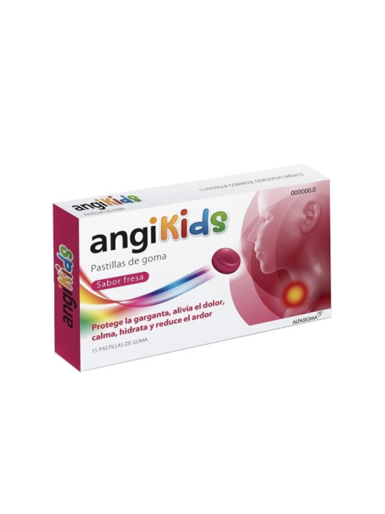 Angikids 15 pastillas de goma sabor fresa