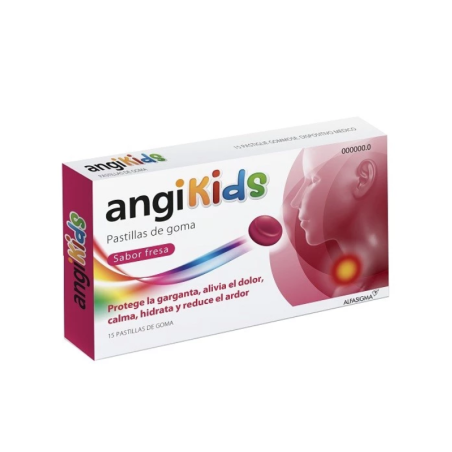 Angikids 15 pastillas de goma sabor fresa