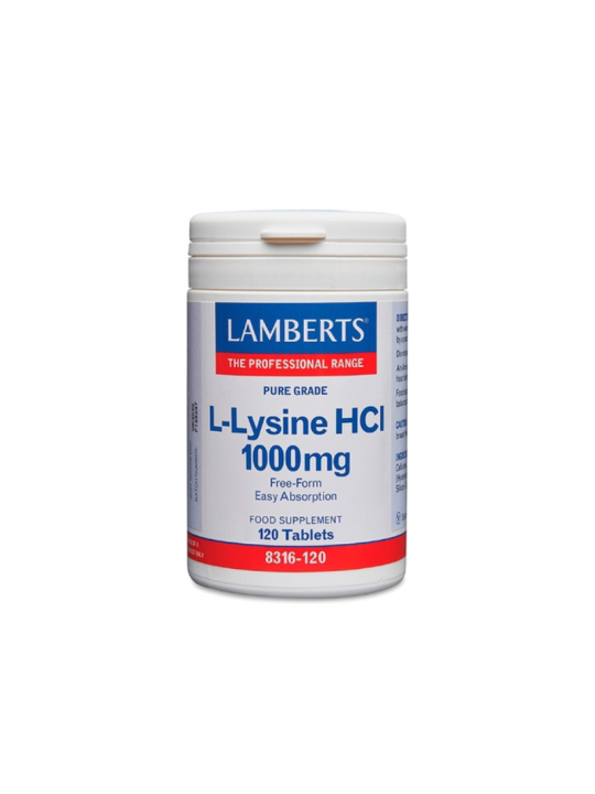 Lamberts L-Lisina HCI 1000 mg 120 comprimidos