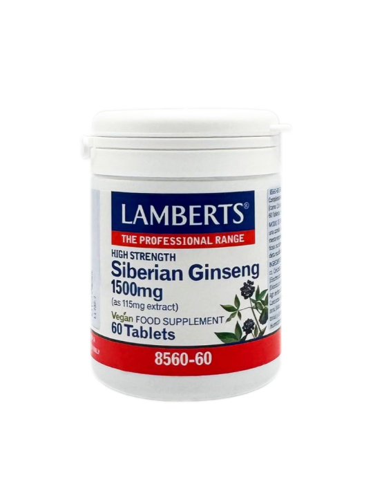 Lamberts Ginseng siberiano 1500 mg 60 comp