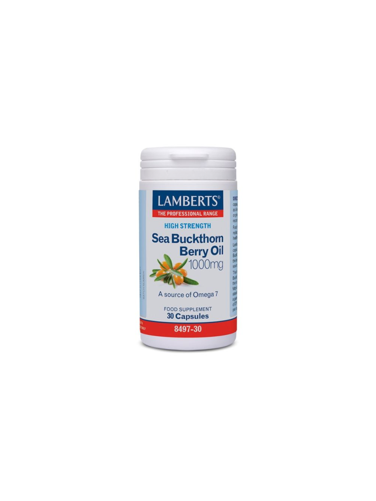 Lamberts aceite del fruto del espino amarillo 1000 mg 30 cap