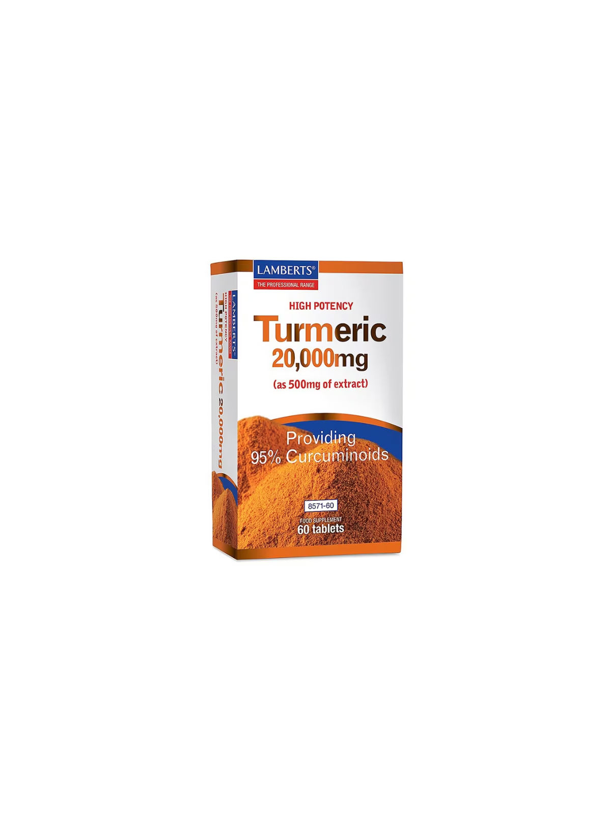 Cúrcuma turmeric 20.000 ( antes 10.000mg pero trae misma cantidad de cúrcuma) 60 cap Lamberts
