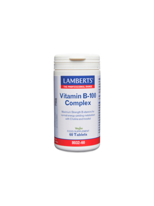 Vitamin B-100 complex 60 tablets Lamberts