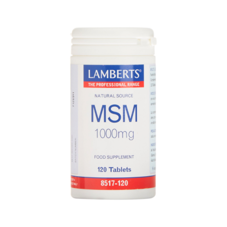 MSM 1000 mg lamberts 120 tabletas