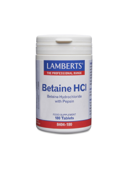 Betaina HCL 324 MG/5 MG pepsin 180 comp Lamberts
