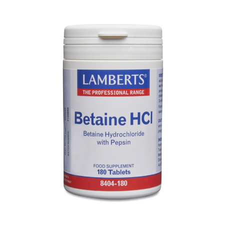Betaina HCL 324 MG/5 MG pepsin 180 comp Lamberts