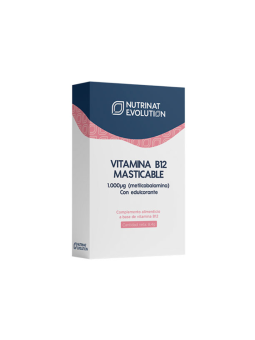 Nutrinat evolution vitamina B12 1000 UG masticables 50 comprimidos