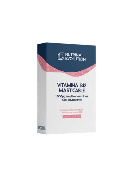 Nutrinat evolution vitamina B12 1000 UG masticables 50 comprimidos