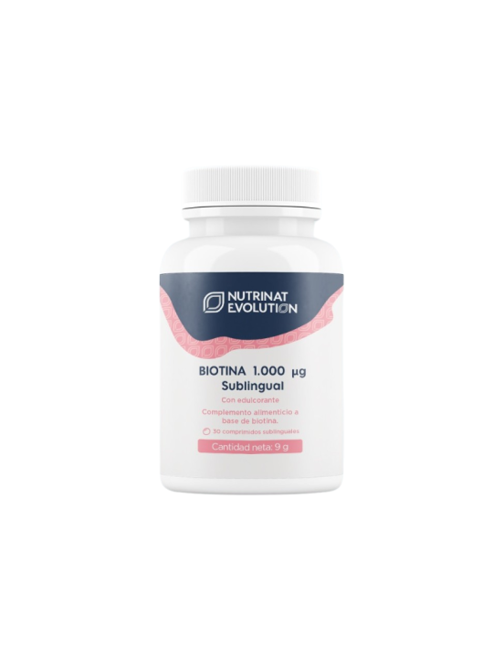 Nutrinat evolution biotina 1000 ug 30 comprimidos sublinguales