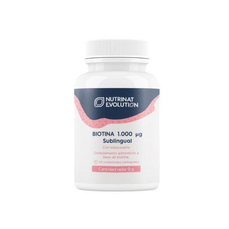 Nutrinat evolution biotina 1000 ug 30 comprimidos sublinguales
