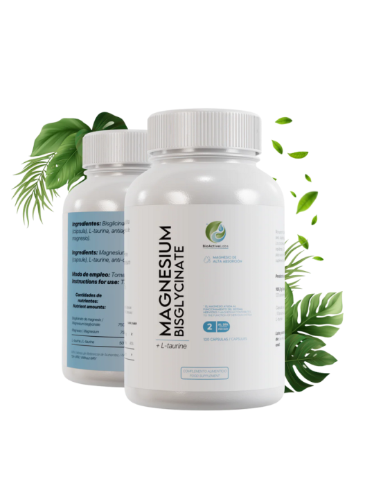 Bioactive labs bisglicinato de magnesio 750mg 120caps