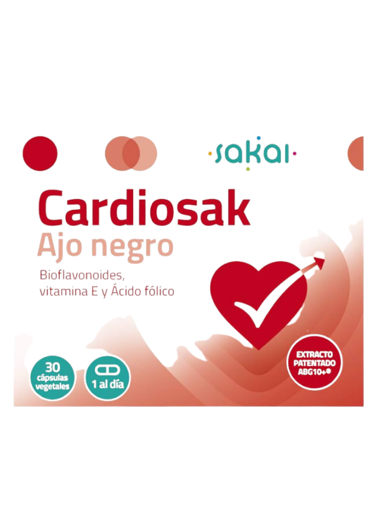 Sakai cardiosak ajo negro 30 caps