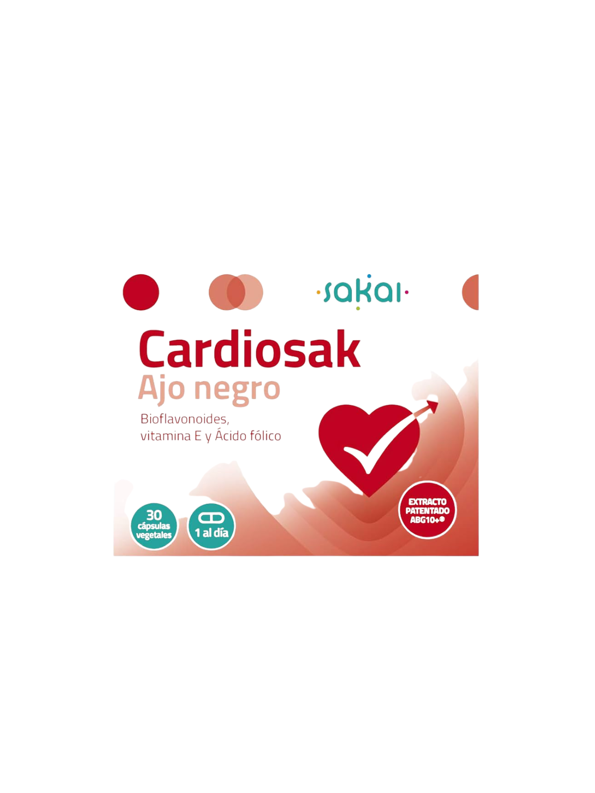 Sakai cardiosak ajo negro 30 caps