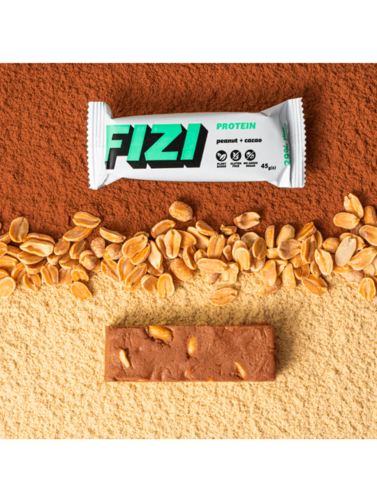 Fizi barrita proteínas peanut + cacao 45g