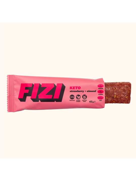 Fizi barrita keto strawberry + almond 45g