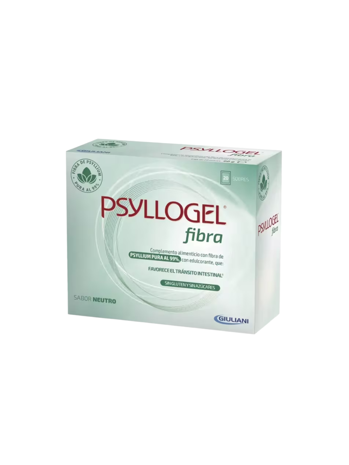 Psyllogel fibra 20 sobres 4,5g sabor neutro