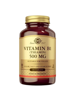 Solgar vitamina B1 500 mg 100 comprimidos