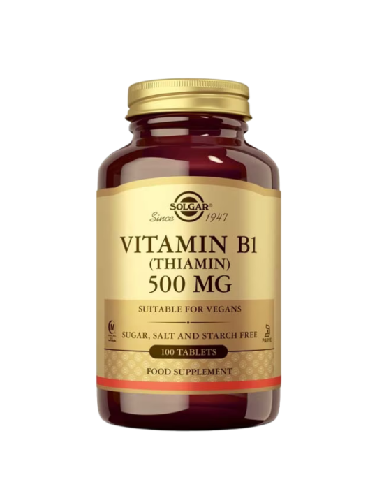 Solgar vitamina B1 500 mg 100 comprimidos