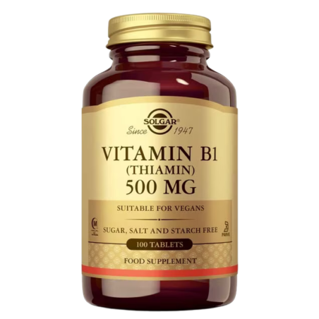 Solgar vitamina B1 500 mg 100 comprimidos