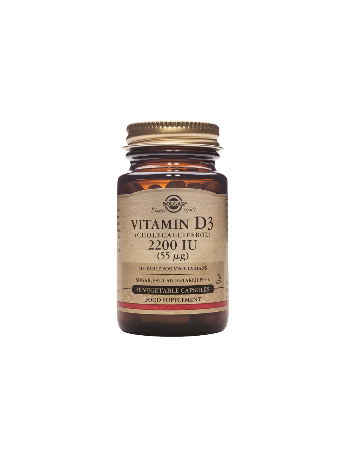 Solgar vitamin D3 2200 UI 50 capsulas