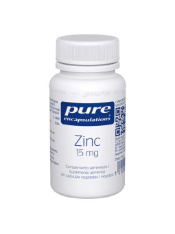 Pure encapsulations zinc 15mg 60 capsulas