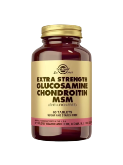 Solgar glucosamina condroitina msm concentrado 60 comprimidos