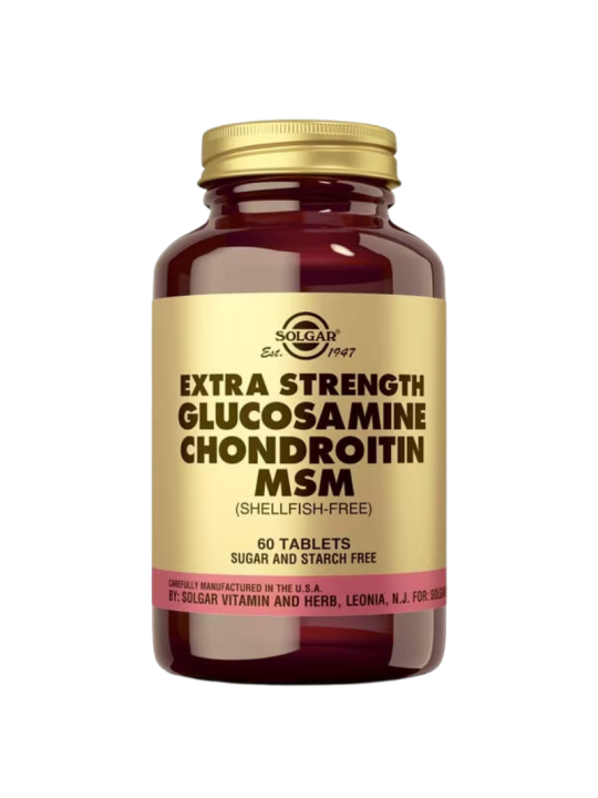Solgar glucosamina condroitina msm concentrado 60 comprimidos
